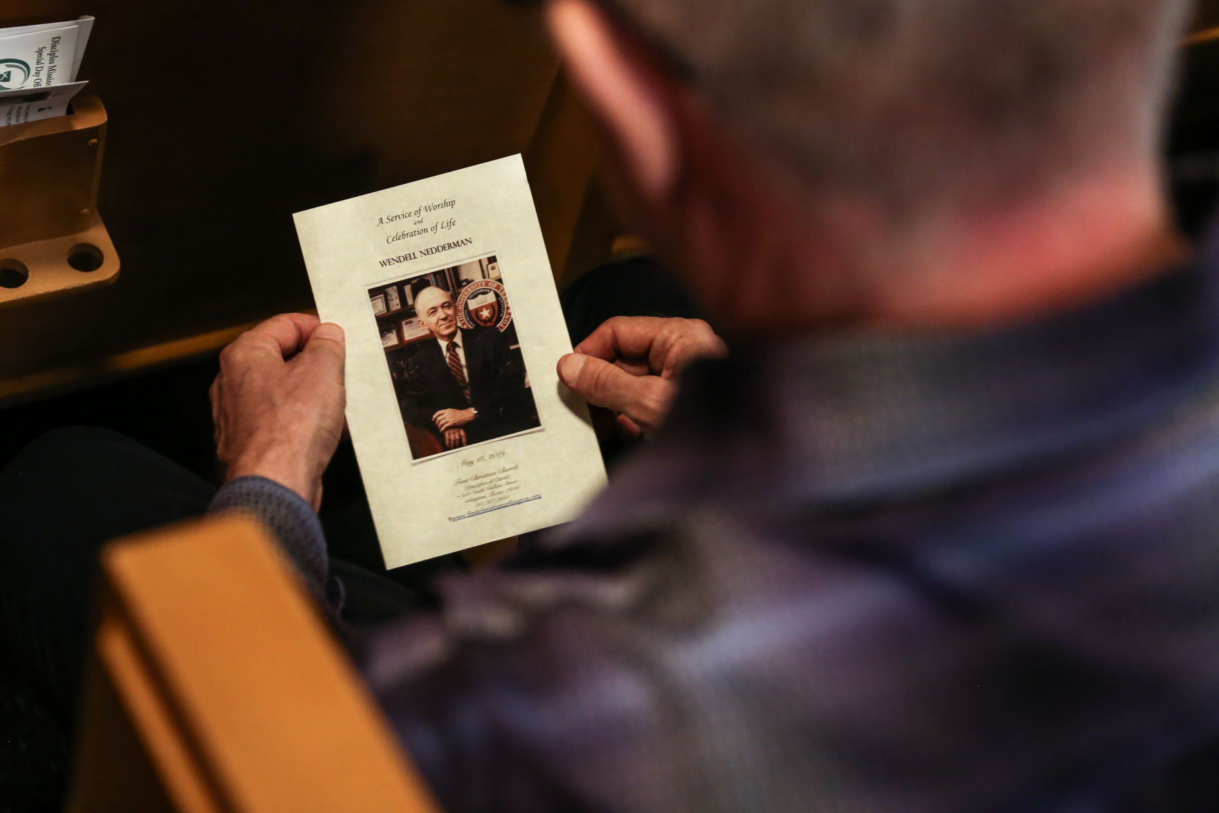 Photos: Community gathers to mourn former UTA President Wendell Nedderman